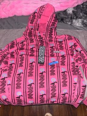 Pass-~Port Pink Graphic Hoodie
